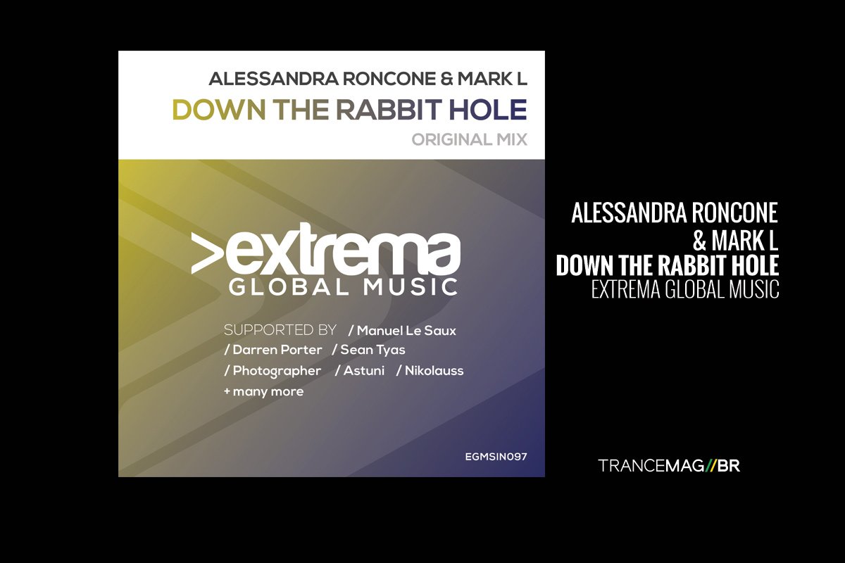 Alessandra Roncone e Mark L “Down The Rabbit Hole”  o som do puro uplifting.